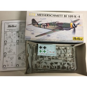 plastic model kit scale 1 : 72 HELLER N° 240 HEINKEL HE 112 BO/B1  new in open and damaged box