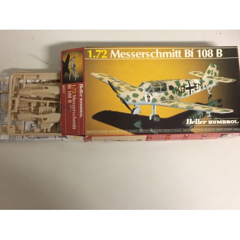 modellino in plastica  HELLER 80229 MESSERSCHMITT BF 109 K-4 scala 1: 72 nuovo in scatola  aperta e danneggiata