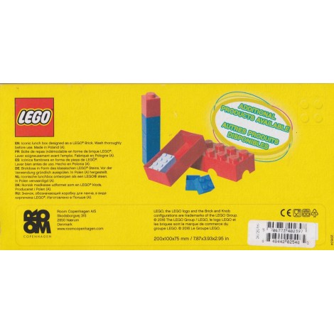 LEGO STORAGE 4023 LUNCH BOX PINK  NEW STILL SEALED size 200 X 100 X 75 mm