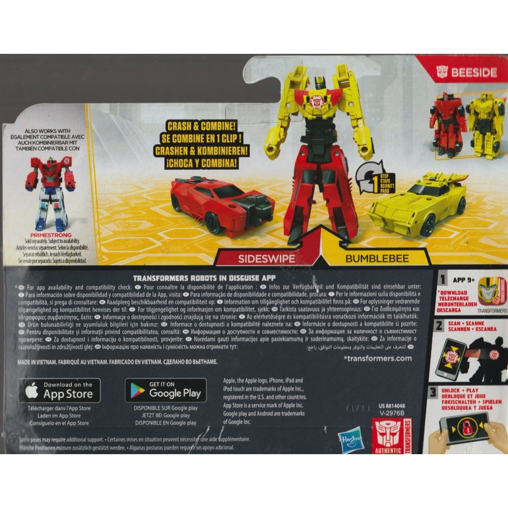 Transformers Robots In Disguise Bumblebee And Sideswipe Toys