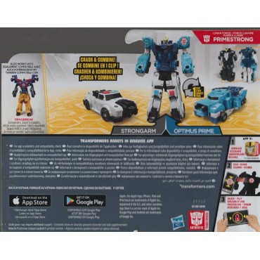 TRANSFORMERS 2 x ACTION FIGURES SET  PRIME STRONG ( OPTIMUS PRIME - STRONG ARM  )  Hasbro C0629