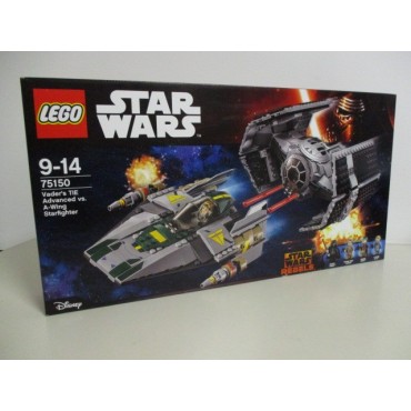 LEGO STAR WARS 75150 VADER'S TIE ADVANCED VS A WING STARFIGHTER