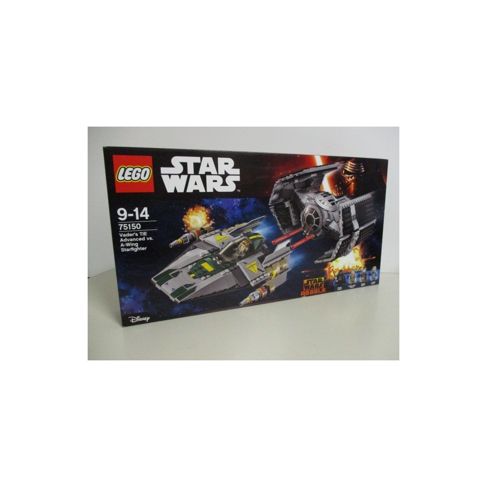 LEGO STAR WARS 75150 VADER'S TIE ADVANCED VS A WING STARFIGHTER