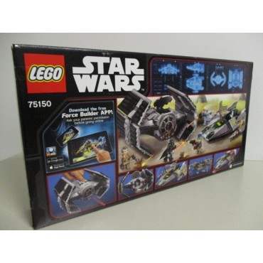 LEGO STAR WARS 75150 VADER'S TIE ADVANCED VS A WING STARFIGHTER