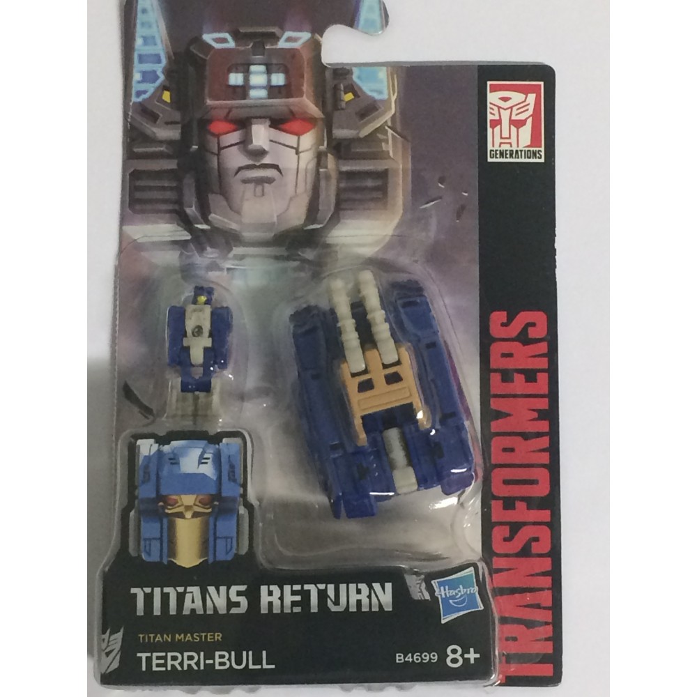 TRANSFORMERS ACTION FIGURE 1,25" - 3 cm TITAN MASTER  CRASHBASH  TRANSFORMERS GENERATIONS- TITANS RETURN HASBRO B4700