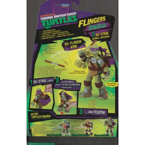 TEENAGE MUTANT NINJA TURTLES 6" 15 cm ACTION FIGURE  DONATELLO MUTATIONS Playmates toys 91522