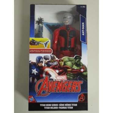 MARVEL AVENGERS  ACTION FIGURE 12 " - 30 cm ANT MAN WITH WEAPON  HASBRO B6148  TITAN HERO SERIES