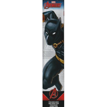 MARVEL AVENGERS  ACTION FIGURE 12 " - 30 cm BLACK PANTHER WITH WEAPON  HASBRO B6149  TITAN HERO SERIES