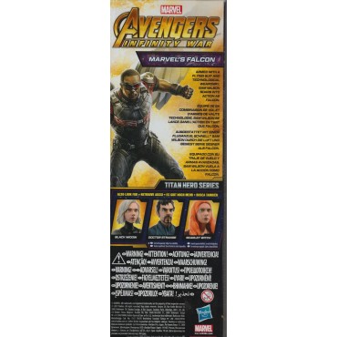 MARVEL AVENGERS  ACTION FIGURE 12 " - 30 cm BLACK PANTHER WITH WEAPON  HASBRO B6149  TITAN HERO SERIES
