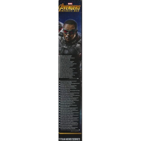 MARVEL AVENGERS  ACTION FIGURE 12 " - 30 cm BLACK PANTHER WITH WEAPON  HASBRO B6149  TITAN HERO SERIES