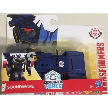 TRANSFORMERS ACTION FIGURE 3,75" 9 cm SOUNDWAVE ONE STEP CHANGER Hasbro C2339