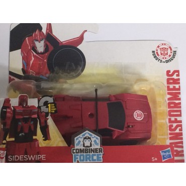 TRANSFORMERS ACTION FIGURE 3,75" 9 cm SIDESWIPE ONE STEP CHANGER Hasbro C0899