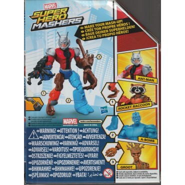 MARVEL SUPER HEROES  MASHERS ANT- MAN ACTION FIGURE 6" 15 cm HASBRO B0877