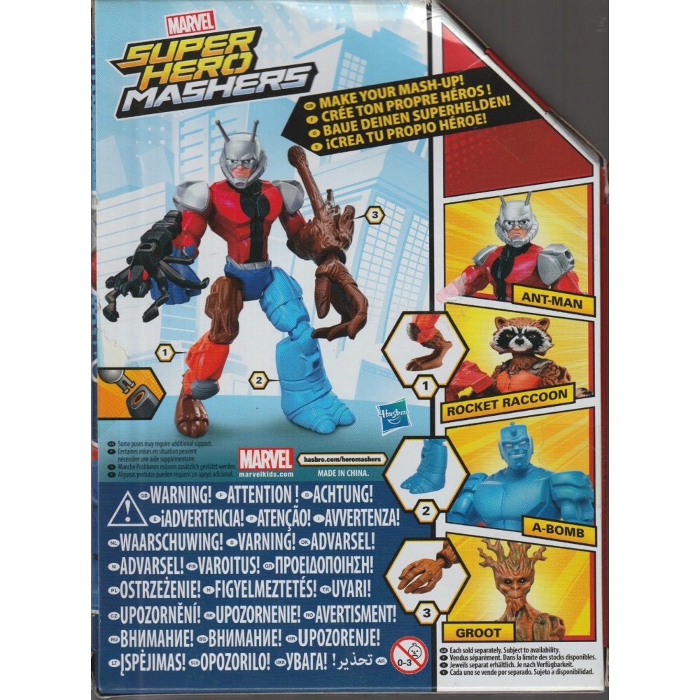 MARVEL SUPER HEROES MASHERS ANT- MAN ACTION FIGURE 6