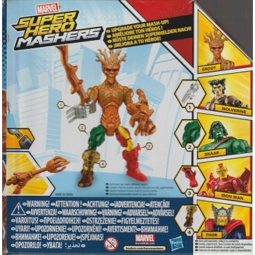 MARVEL SUPER HEROES  MASHERS MARVEL'S WHIPLASH ACTION FIGURE 6" 15 cm HASBRO B0696