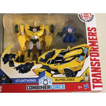 TRANSFORMERS 2 PACK ACTION FIGURES 6" - 15 cm  cSIDESWIPE & GREAT BYTE Robots in disguise Combiner force activator Hasbro C0905