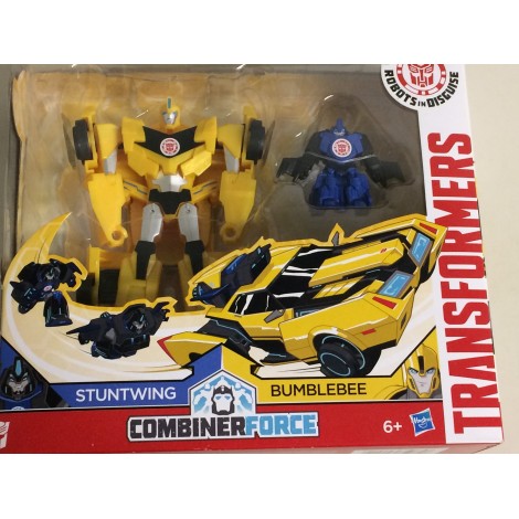 TRANSFORMERS 2 PACK ACTION FIGURES 6" - 15 cm  cSIDESWIPE & GREAT BYTE Robots in disguise Combiner force activator Hasbro C0905