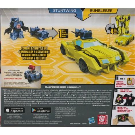 TRANSFORMERS 2 PACK ACTION FIGURES 6" - 15 cm  cSIDESWIPE & GREAT BYTE Robots in disguise Combiner force activator Hasbro C0905