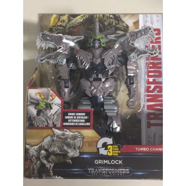 TRANSFORMERS ACTION FIGURE 8,5" - 20 cm GRIMLOCK THE LAST KNIGHT - KNIGHT ARMOUR TURBO CHANGER Hasbro C1318