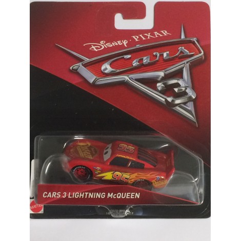 DISNEY PIXAR CARS 3 LIGHTNING MCQUEEN  DIE CAST 1:55 SCALE VEHICLE Mattel DXV32