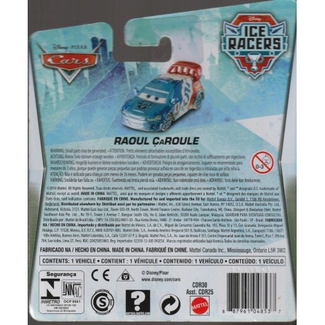 DISNEY PIXAR CARS VITALY PETROV - ICE RACERS DIE CAST 1:55 SCALE VEHICLE Mattel CDR33