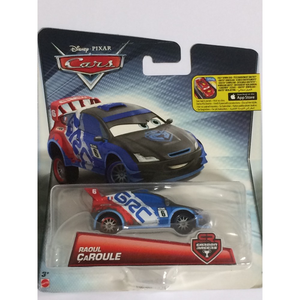 DISNEY PIXAR CARS MAX / SEBASTIAN SCHNELL - CARBON RACERS DIE CAST 1:55 SCALE VEHICLE Mattel DHM77