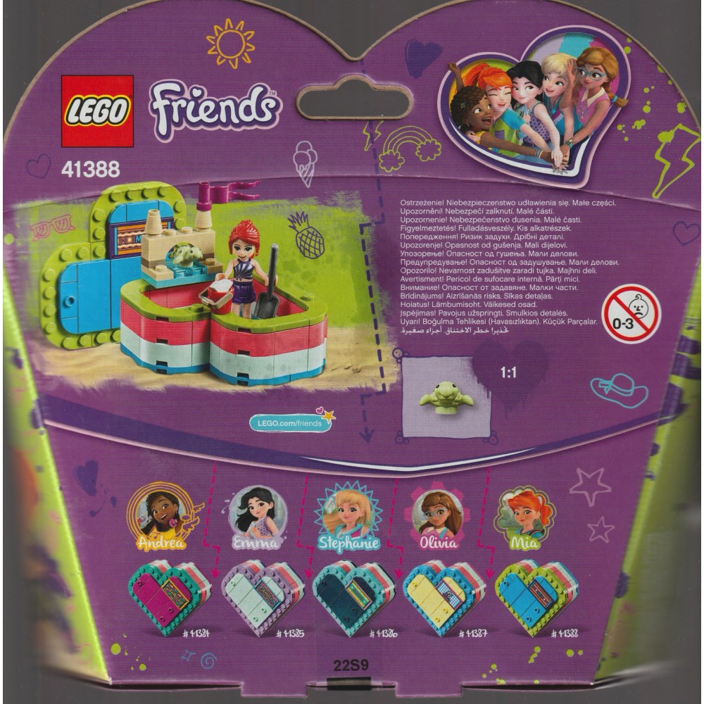 LEGO FRIENDS MIA'S SUMMER HEART BOX