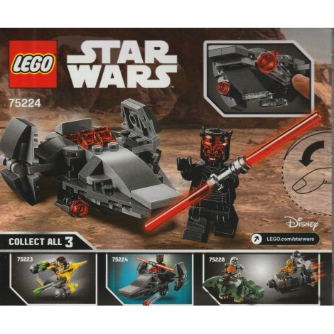 LEGO STAR MICROFIGHTER SITH INFILTRATOR DARTH MAUL