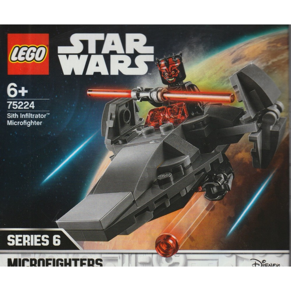 Far mål svimmelhed LEGO STAR WARS 75224 MICROFIGHTER SITH INFILTRATOR WITH DARTH MAUL