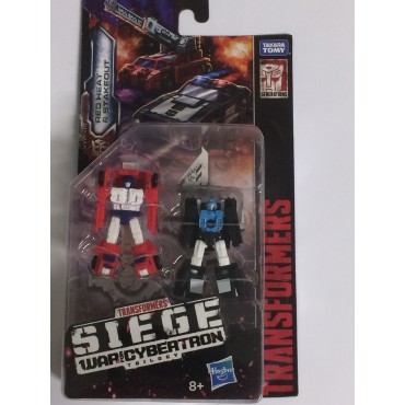 TRANSFORMERS MICROMASTERS 2" - 5 cm 2 PACK ACTION FIGURES RED HEAT & STAKEOUT WFC-S19 AUTOBOT RESCUE PATROL Hasbro Tomy E3562