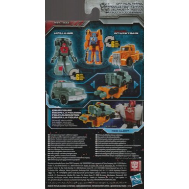 TRANSFORMERS MICROMASTERS 2" - 5 cm 2 PACK ACTION FIGURES POWERTRAIN & HIGH JUMP WFC S-33 OOF-ROAD PATROL Hasbro Tomy E4493