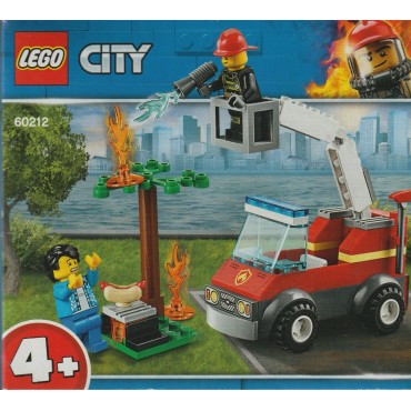 LEGO CITY 60212 damaged box BARBECUE BURN OUT