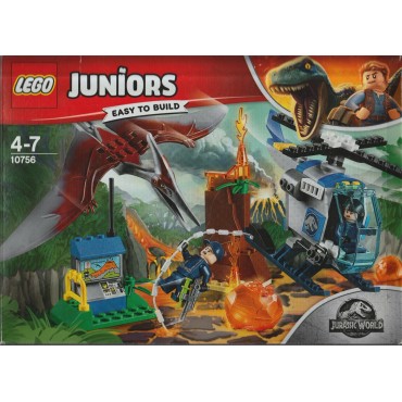 LEGO JUNIORS EASY TO BUILD 10756 JURASSIC WORLD FUGA DALLO PTERANODONTE