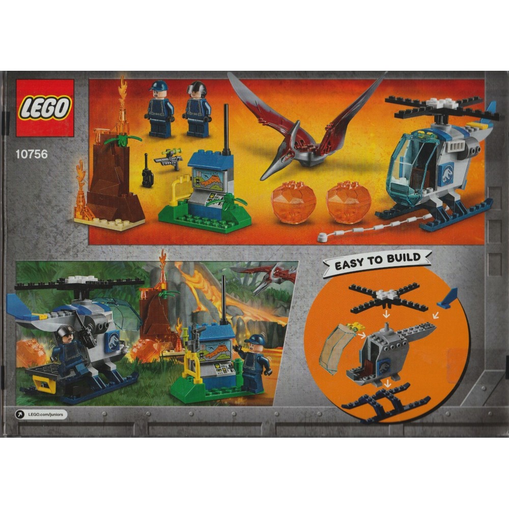 For nylig Institut vegetarisk LEGO JUNIORS EASY TO BUILD 10756 JURASSIC WORLD PTERANODON ESCAPE