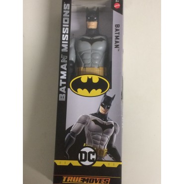 SUPERHERO ACTION FIGURE 12 " - 30 cm BATMAN MISSIONS  MATTEL FVM70  True Moves