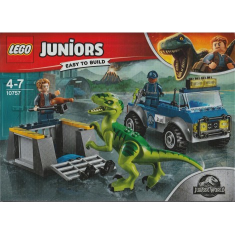 absorption på en ferie krater LEGO JUNIORS EASY TO BUILD 10757 JURASSIC WORLD RAPTOR RESQUE TRUCK