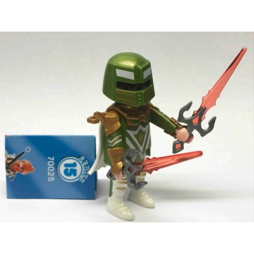 PLAYMOBIL FI?URES 70025 SERIE 15 08 GREEN KNIGHT