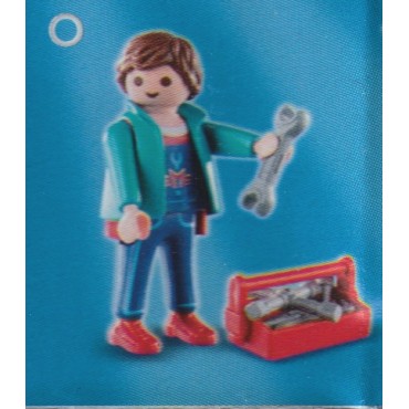 PLAYMOBIL FI?URES 70025 SERIE 15 06 WOODCUTTER / LUMBERJACK