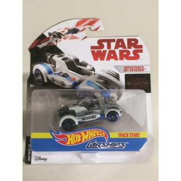 HOT WHEELS - STAR WARS  CARSHIPS  RESISTANCE SKI SPEEDER   single vehicle package  FBB74