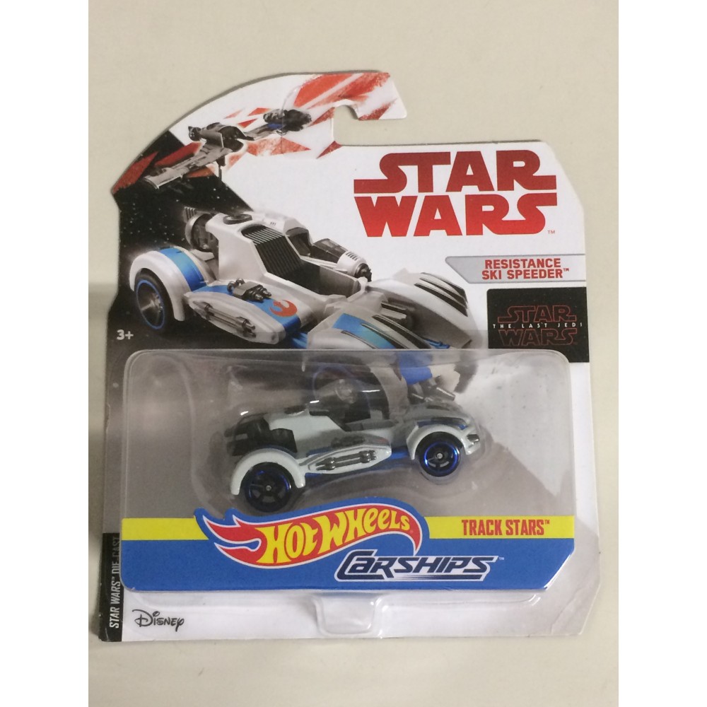 HOT WHEELS - STAR WARS  CARSHIPS  RESISTANCE SKI SPEEDER   single vehicle package  FBB74