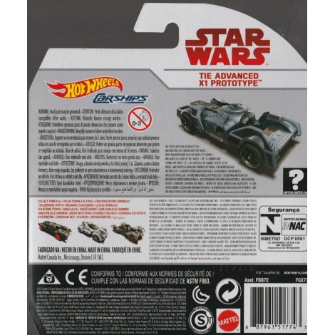 HOT WHEELS - STAR WARS  CARSHIPS  MILLENIUM FALCON single vehicle package  FGX74