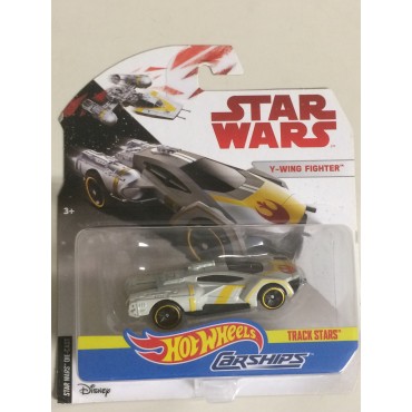 HOT WHEELS - STAR WARS  CARSHIPS  Y-WING FIGHTER  single vehicle package DXX94