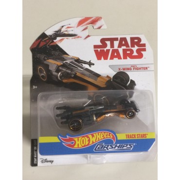 HOT WHEELS - STAR WARS  CARSHIPS POE'S X-WING FIGHTER single vehicle package   FGX86