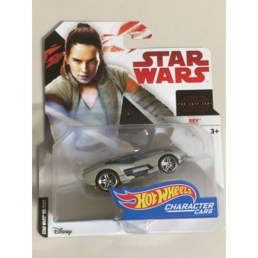 HOT WHEELS - STAR WARS  CHARACTER CAR REY single vehicle package Hasbro FDJ71