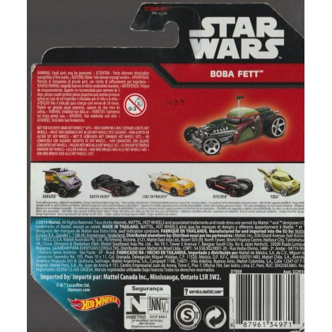 HOT WHEELS - STAR WARS  CHARACTER CAR REY single vehicle package Hasbro FDJ71