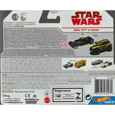 HOT WHEELS - STAR WARS  CHARACTER CAR  KYLO REN & SNOKE two vehicles package Hasbro FDK 37