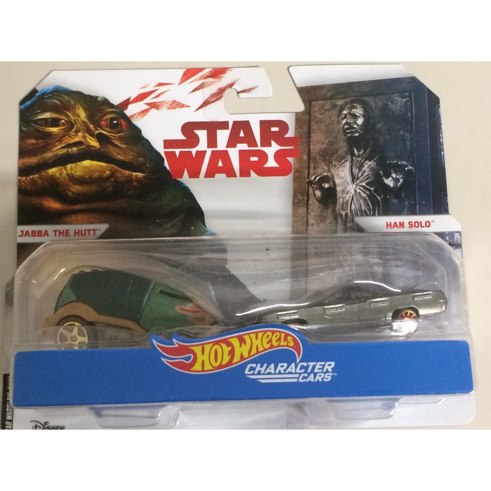 HOT WHEELS - STAR WARS  CHARACTER CAR BOBA FETT & BOSSK  two vehicles package Hasbro   FDK45