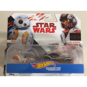 HOT WHEELS - STAR WARS  CHARACTER CAR JABBA THE HUTT & HAN SOLO IN CARBONITE two vehicles package Hasbro FDK44