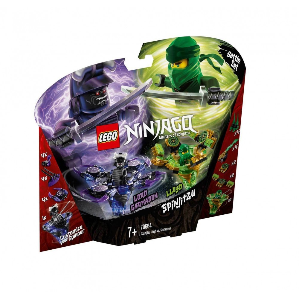 Leia Halvkreds ciffer LEGO NINJAGO 70664 SPINJITZU LLOYD VS GARMADON