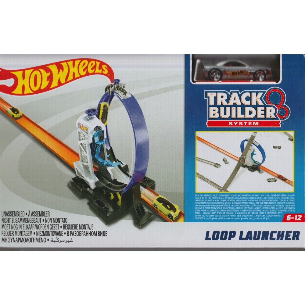 HOT WHEELS TRACK BUILDER  2-LANE LAUNCHER DJD68